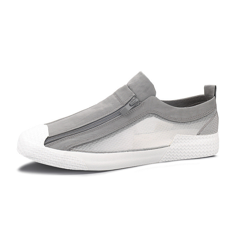 Trendy casual canvas sneakers