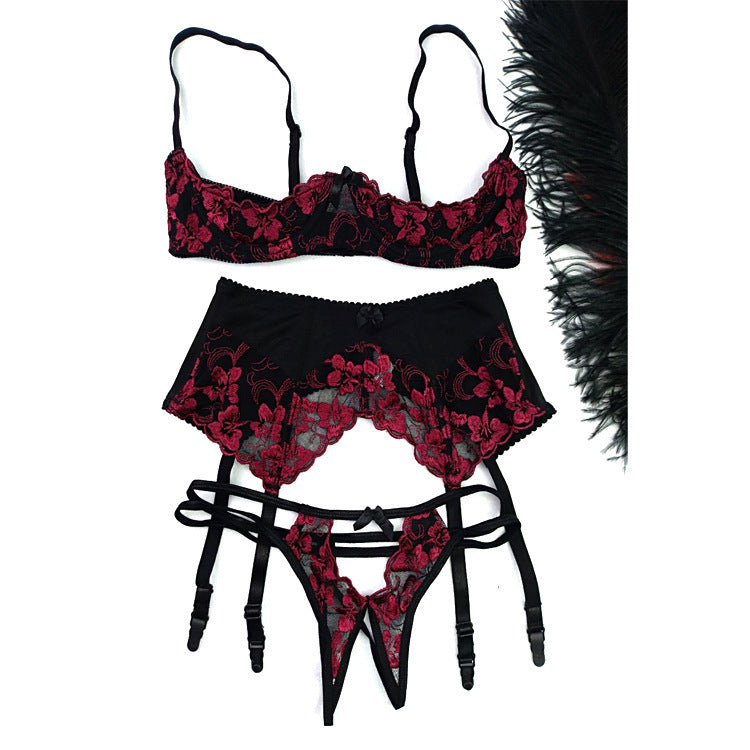 French sexy underwire bra set