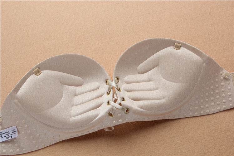 Strapless and underwire gather bra