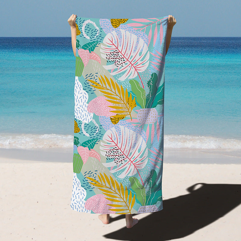 Absorbent And Quick Drying Microfiber Bath Towel And Swimming Towel