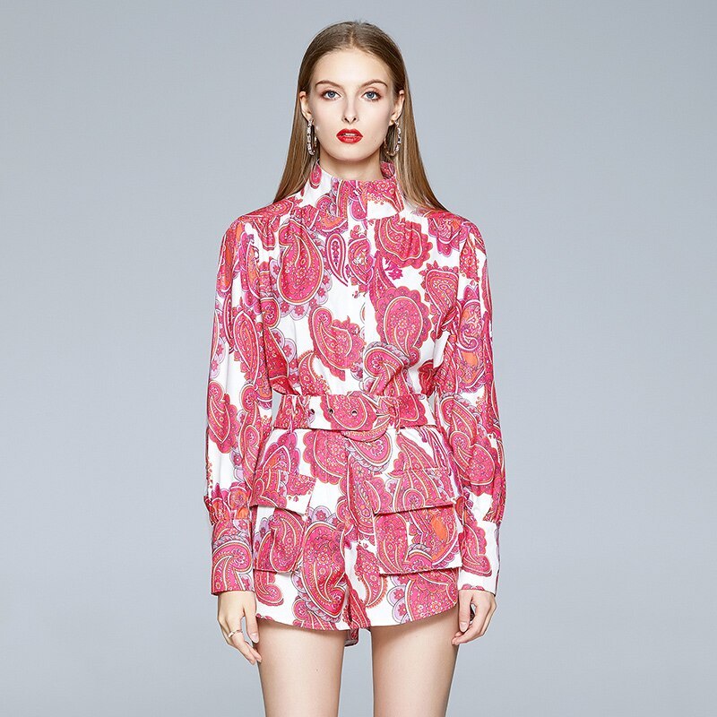 Women's floral suit