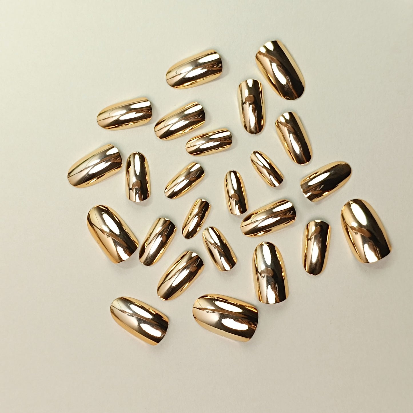 Electroplating Nails Gold Wearable Removable
