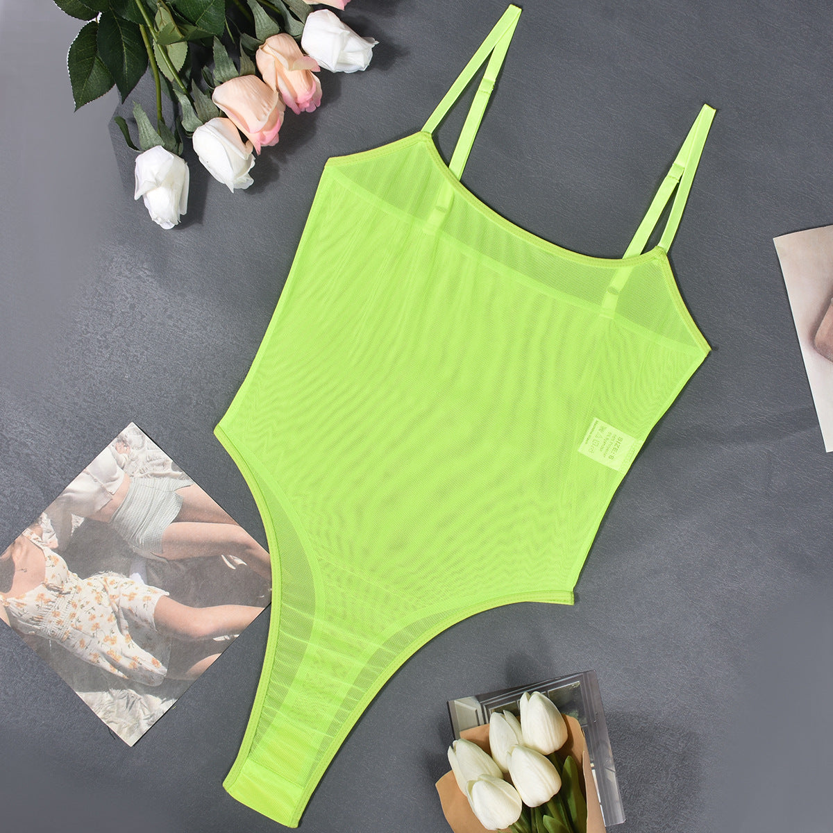 Fashion And Sexy Mesh Bodysuit