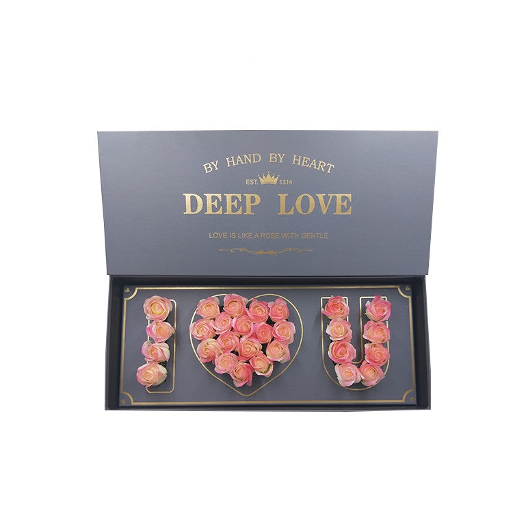 Flower Rose Cake Gift Box Packing Bouquet