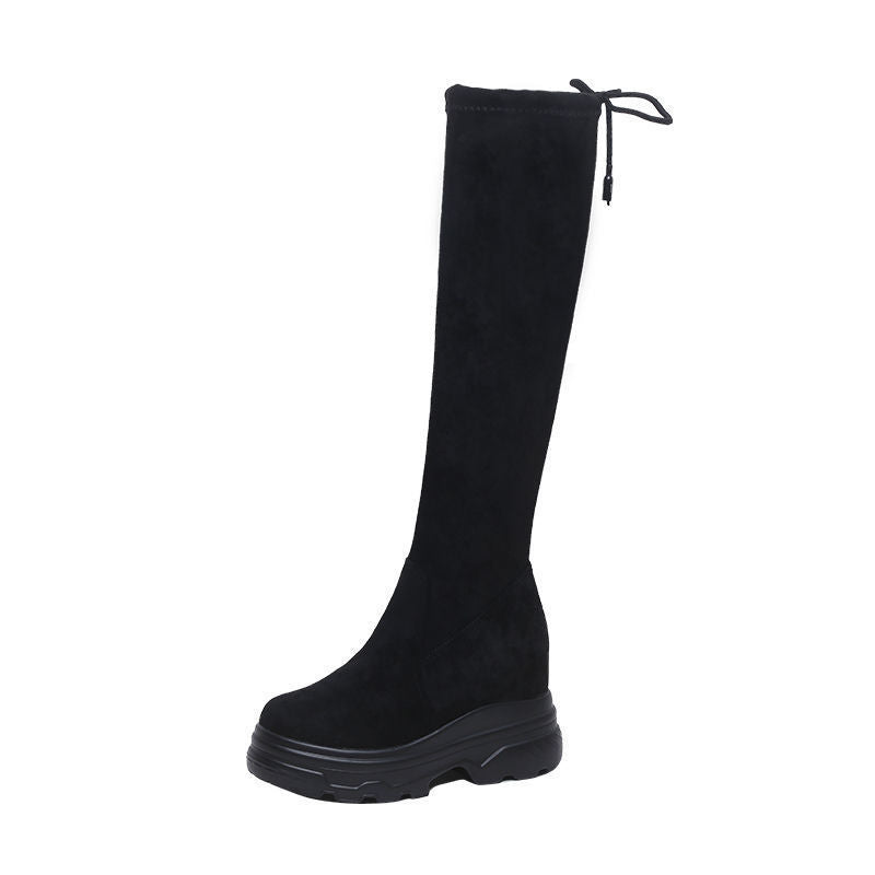 Women's New Long Tube Super High Heel Platform Boots