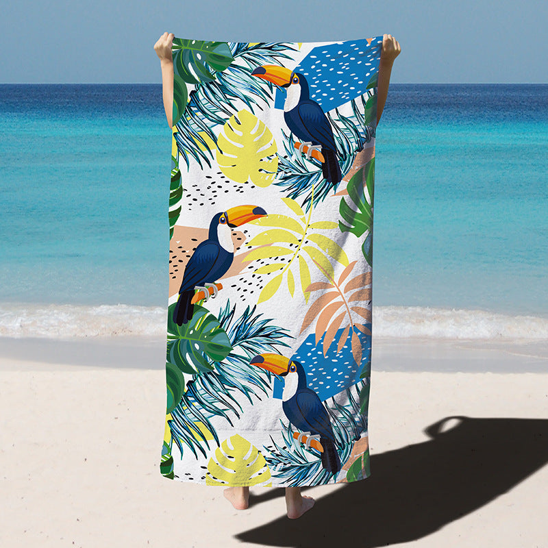 Absorbent And Quick Drying Microfiber Bath Towel And Swimming Towel