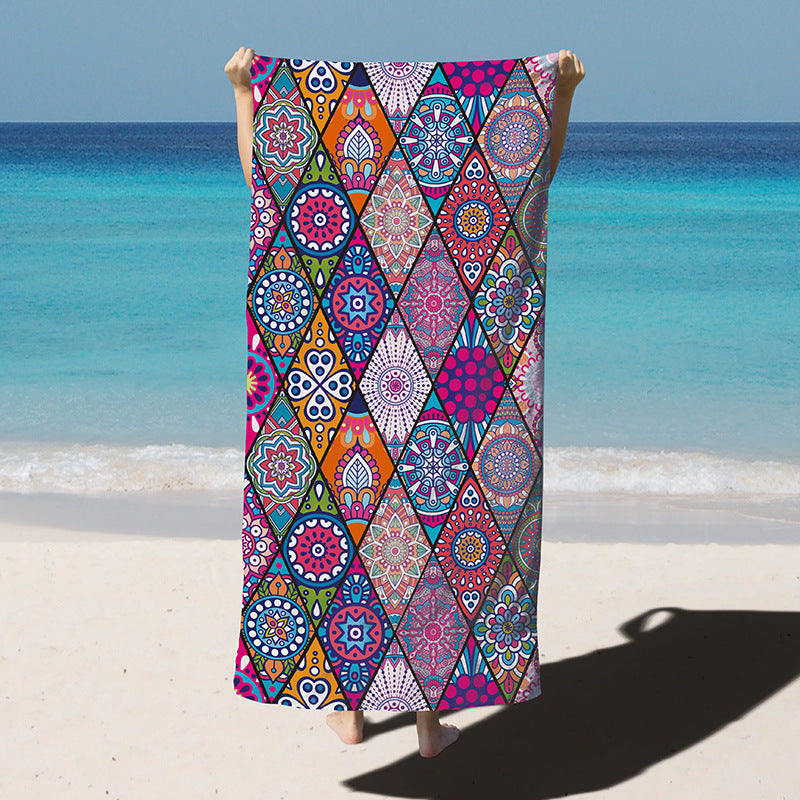 Absorbent And Quick Drying Microfiber Bath Towel And Swimming Towel