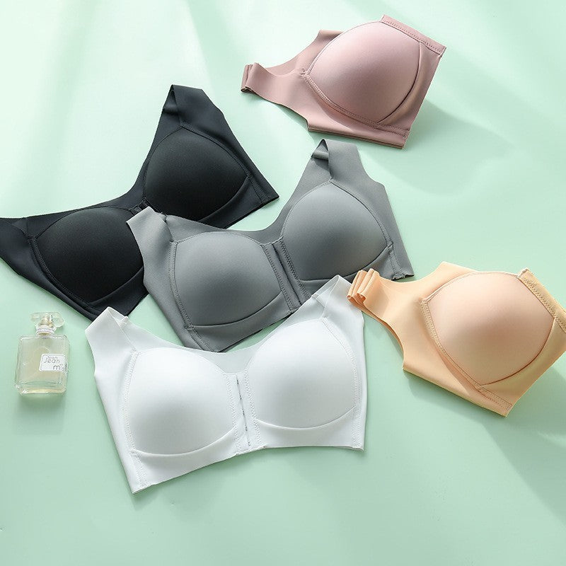 Women's Fashion Front Closure Underwired Gathering Bra