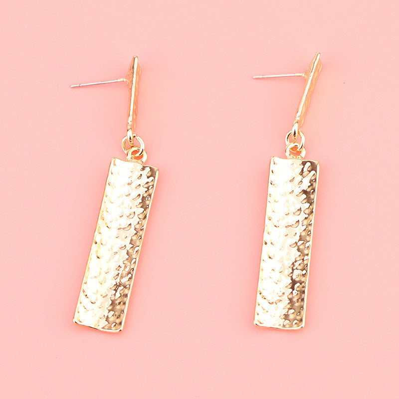 European And American Fashion Exaggerated Irregular Earrings Simple Geometric Female Vintage Earrings