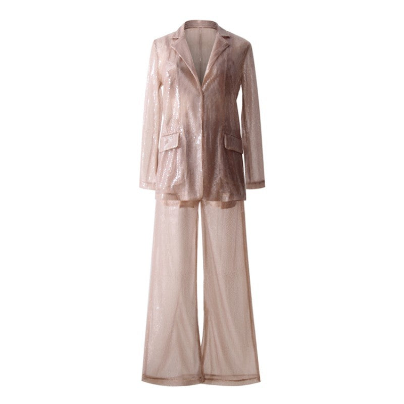 Fashion Loose Long Sleeve Jacket Casual Suit