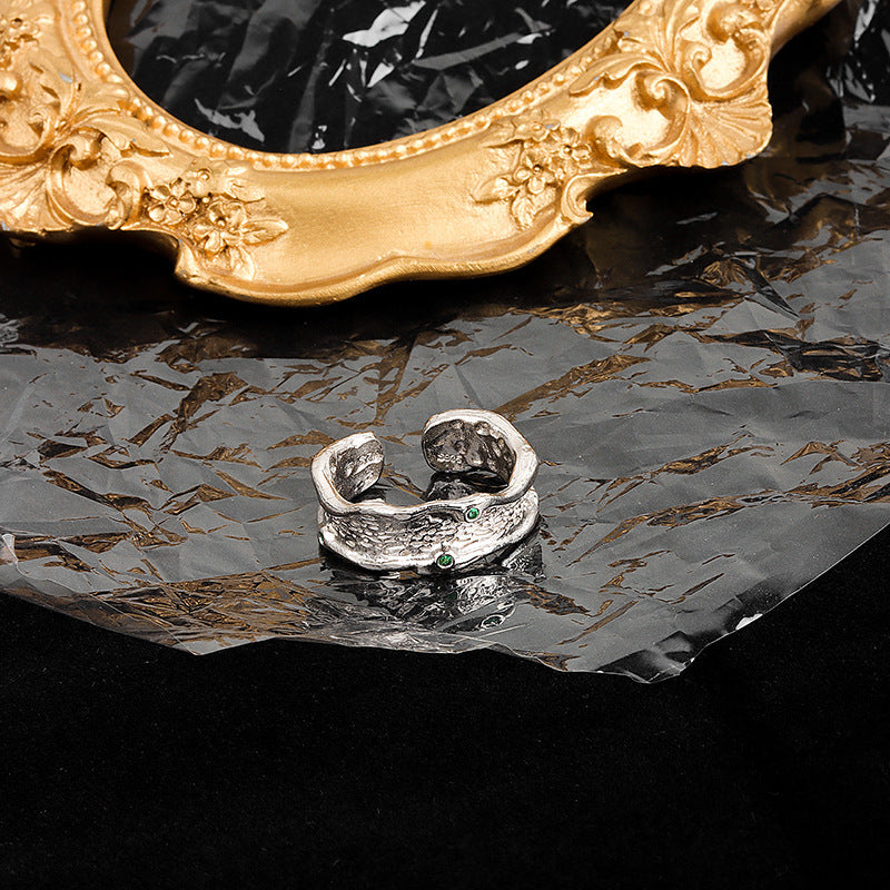Niche Design Sense Light Luxury Zirconia Ring Women