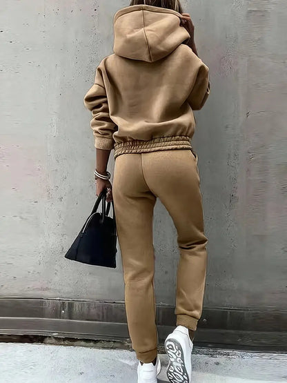 Ladies' Solid-color Long-sleeved Suit