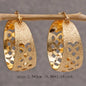 Copper Material Graceful Personality Simple Earrings