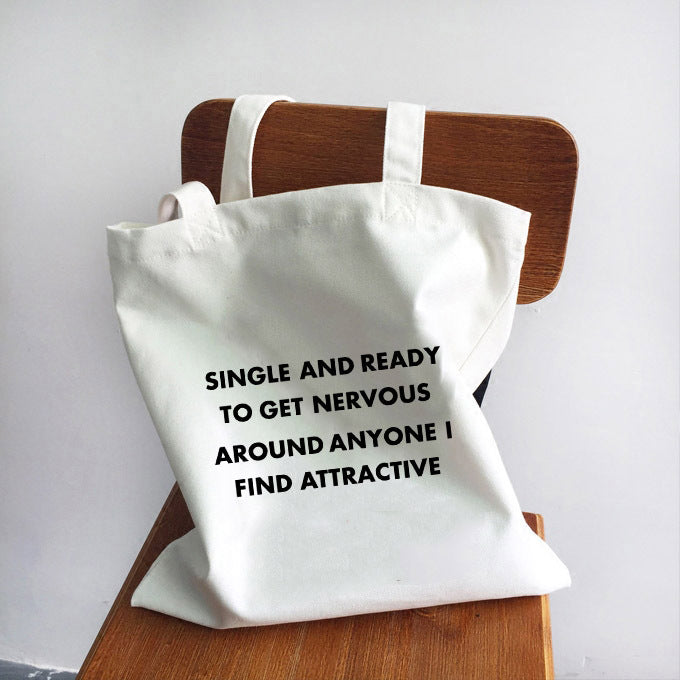 Women's Handbag Canvas Tote Printed Shopping Bag