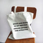 Women's Handbag Canvas Tote Printed Shopping Bag