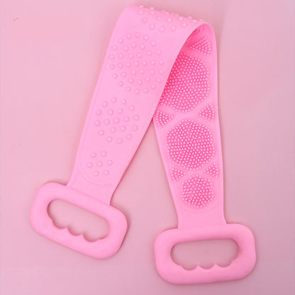 Silicone double-sided bath towel
