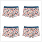 Men's boxer briefs breathable antibacterial four-corner men's pants