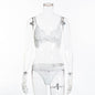 Women's lace bra set
