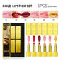 Lipstick Kit Gold Bar Makeup Set