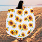 Microfiber Beach Quick-drying Tassel Printed Shawl