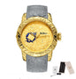 Black Men Watches Fashion 3D Engraved Dragon Relogio Masculino Luxury Top Brand Quartz Watch Waterproof Sport Male Clock