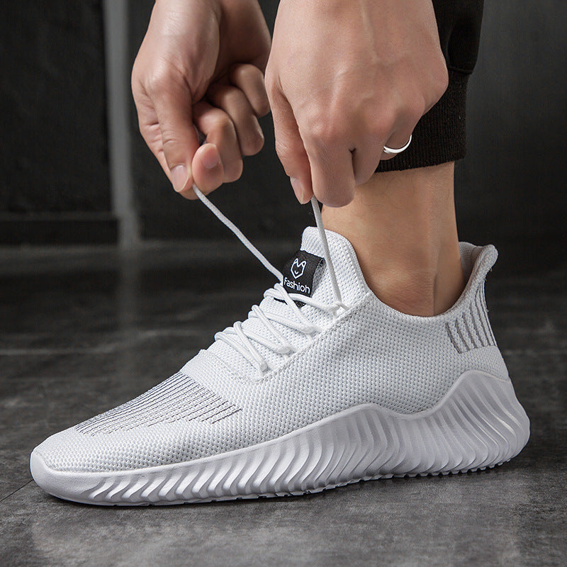 Men's Shoes Breathable Flying Shoes Sports Casual Shoes Trend Light Running