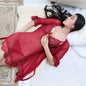 Three-piece lace pajamas