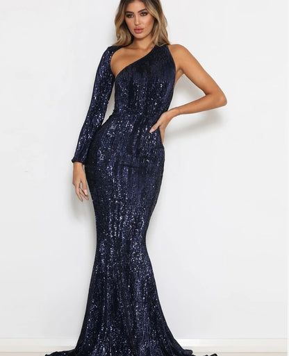 Aphrodite Around-The-Neck Spell-Bound Maxi Dress