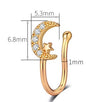 Non-perforated U Nose Clip