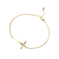 18k Gold 925 Solid Sterling Silver Women Jesus Christian Cross Pendant Necklace Trendy Charm Jewelry Graduation Gift for Girl