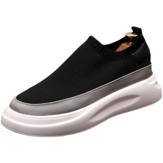 Breathable Platform Shoes Men's Fashion Personality Casual Shoes Mesh Surface