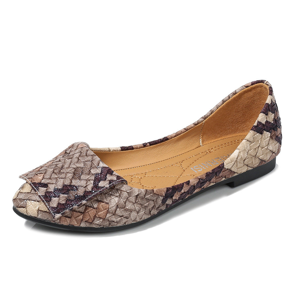 Flat shoes shallow mouth women's shoes