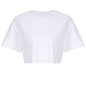 New Solid Color Casual Loose Round Neck T Shirt Women