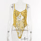 Autumn Lace Embroidery Sexy Body Shaping Bodysuit