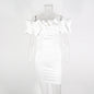 New Hot Sale Solid Color Tube Top Strapless Slim Dress