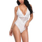 Fashion Sexy Lace Cross Sling Hollow Bodysuit