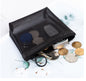 Portable Travel Toiletry Bag Transparent Mesh Toiletry Bag
