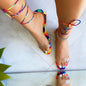 Hot Sale In Europe And America, Spring And Summer New Fashion Lace Slippers Women'S Shoes