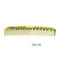Electroplated Golden Hair Comb Professional Hairdresser Hair Salon Styling High Temperature Comb