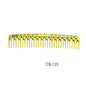 Electroplated Golden Hair Comb Professional Hairdresser Hair Salon Styling High Temperature Comb