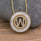 Classic A-Z Initials Letter Pendant Name Necklace
