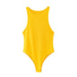 Sexy Sleeveless Round Neck Bodysuit