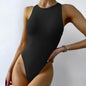 Cut Out Sexy Backless Bodysuit Women Nuded