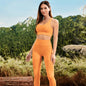 Two-piece Sports Yoga Clothing Suit Vest And Trousers