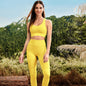 Two-piece Sports Yoga Clothing Suit Vest And Trousers