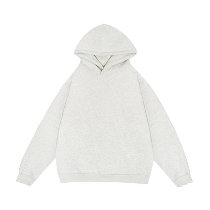 Loose All-matching Solid Color Sports Pullover Hooded Sweater Men