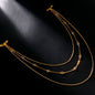 Multi-layer Backless Back Chain Women's Diamond-embedded Simple Body Chains