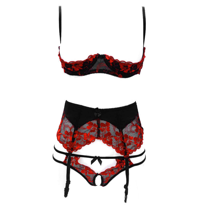 French sexy underwire bra set