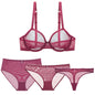 Mesh Bra Set 4 Pieces Set