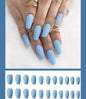 Frosted ballet  nails